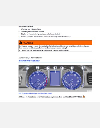 volkswagen passat 2014 owners manual